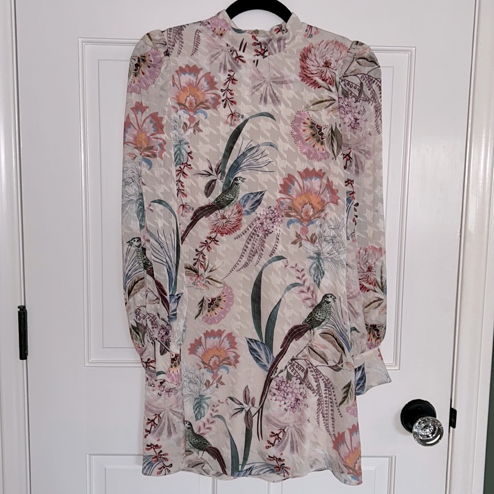 Ted Baker mock neck minidress